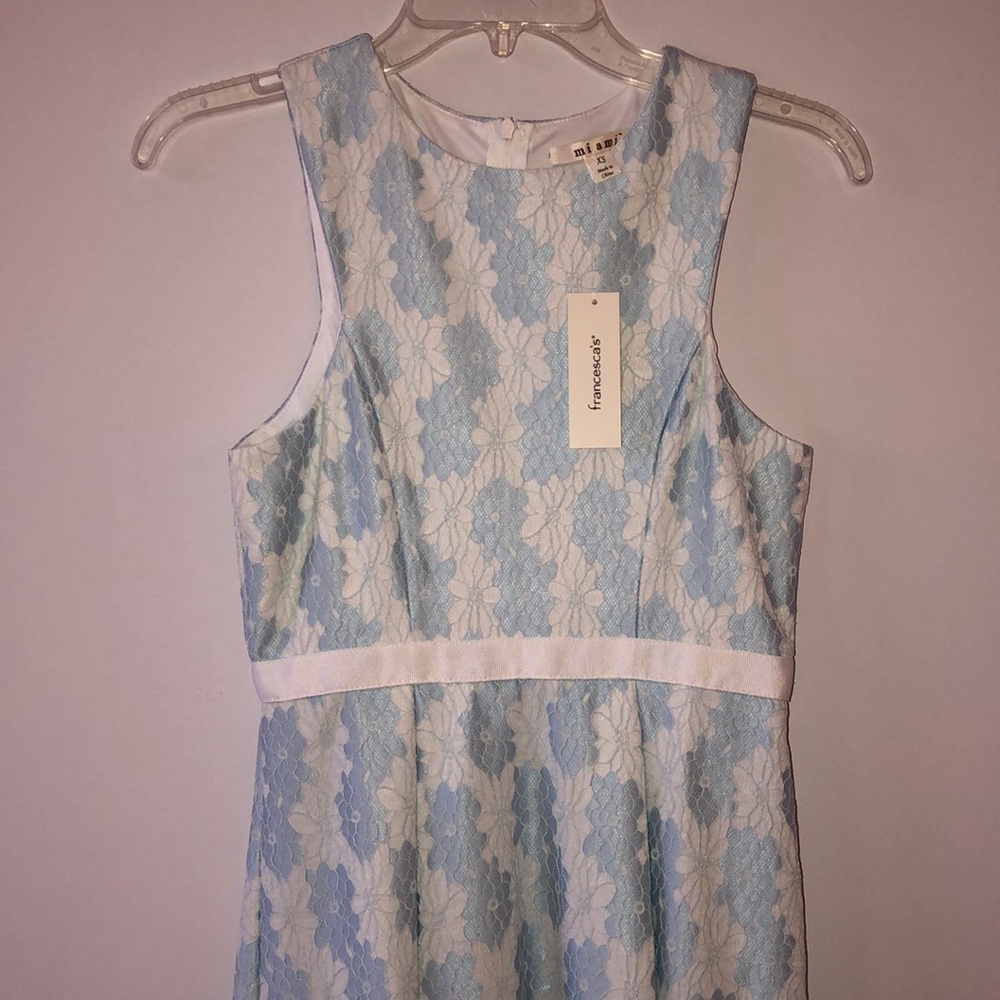 Miami from Francesca’s:  blue and white dress